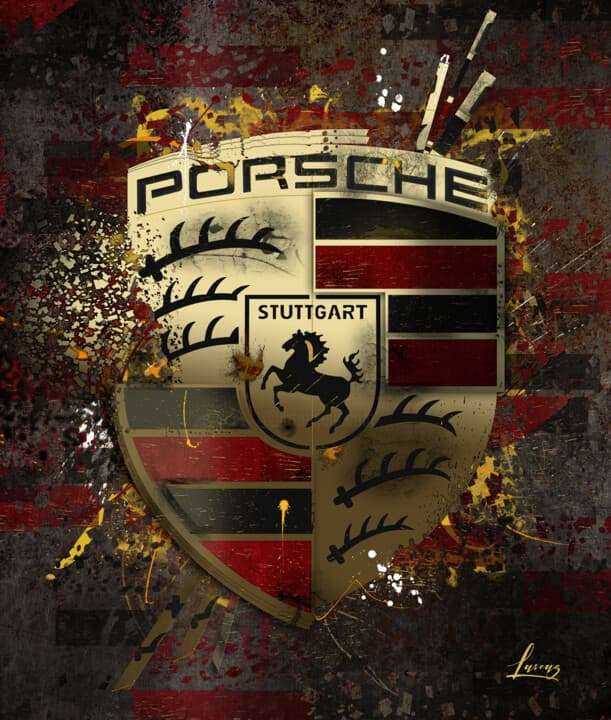 Tableau Porsche Pop Art